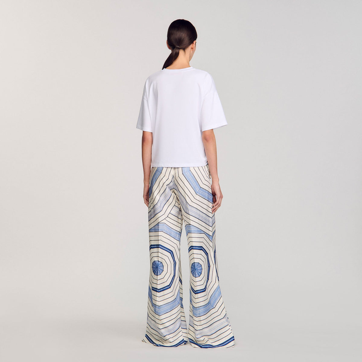 Sandro Spiral print T-shirt