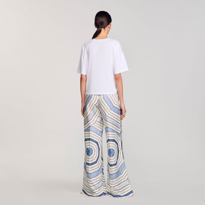 Sandro Spiral print T-shirt
