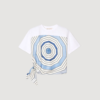 Sandro Spiral print T-shirt