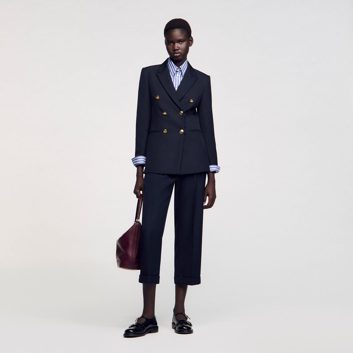 Sandro Double-breasted suit jacket