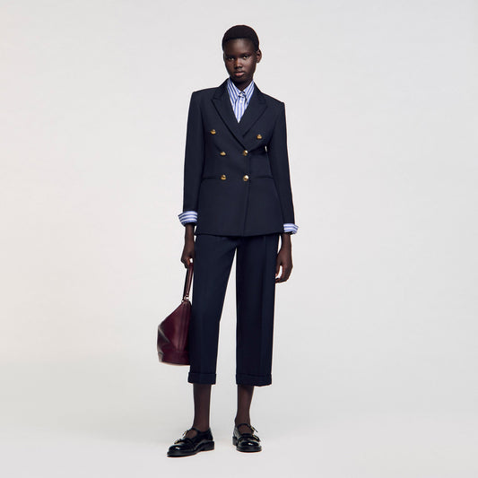 Sandro Double-breasted suit jacket