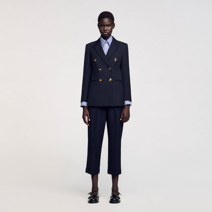 Sandro Double-breasted suit jacket