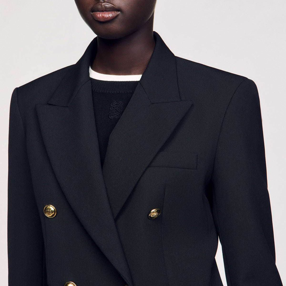 Sandro Double-breasted suit jacket