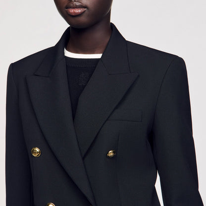 Sandro Double-breasted suit jacket