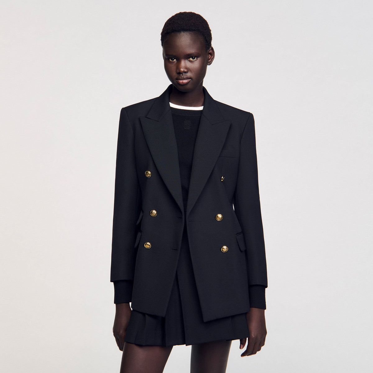 Sandro Double-breasted suit jacket
