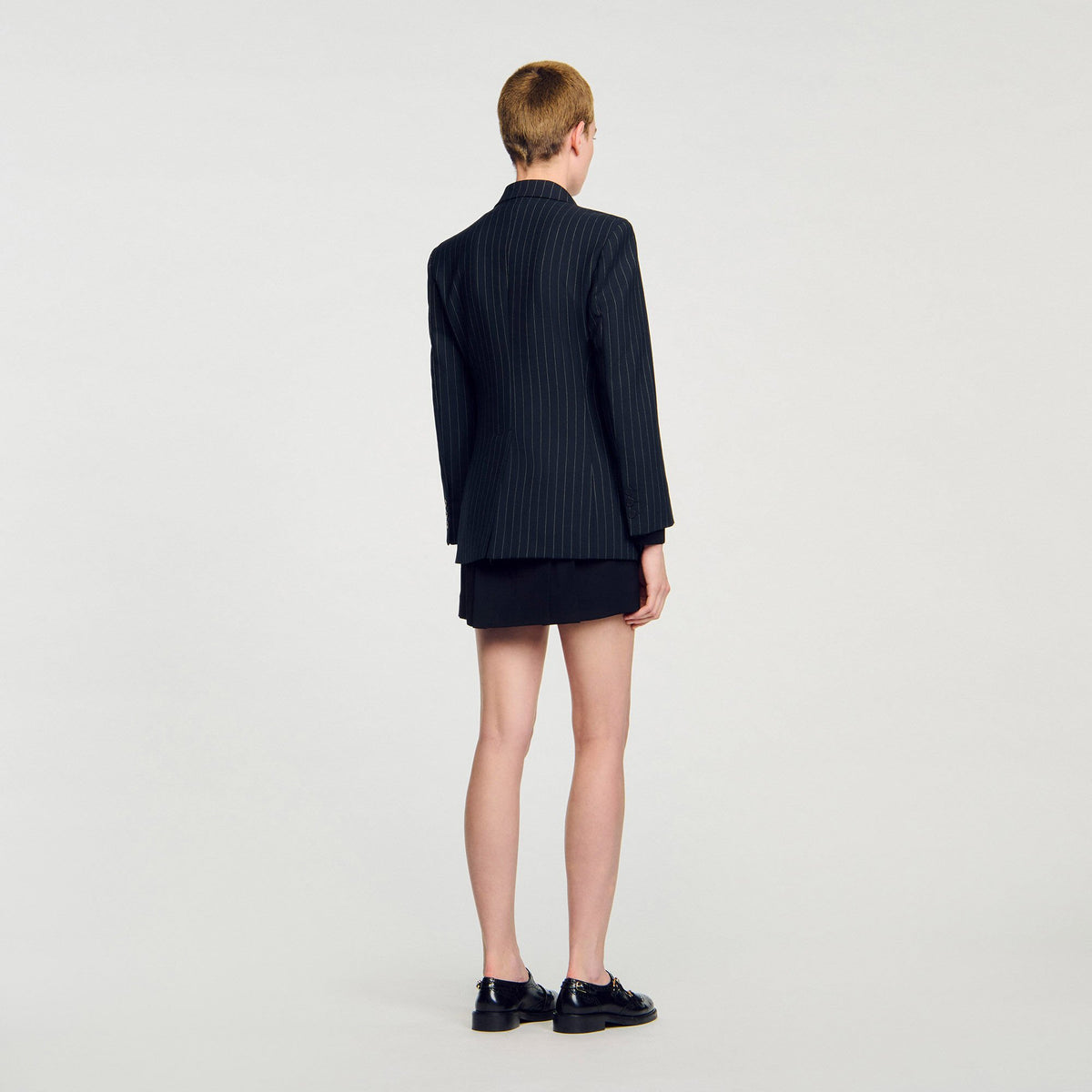 Sandro Striped suit jacket