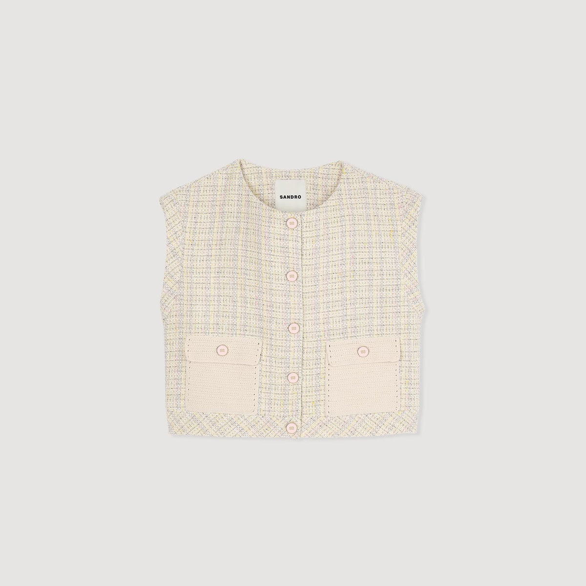 Sandro Decorative tweed jacket