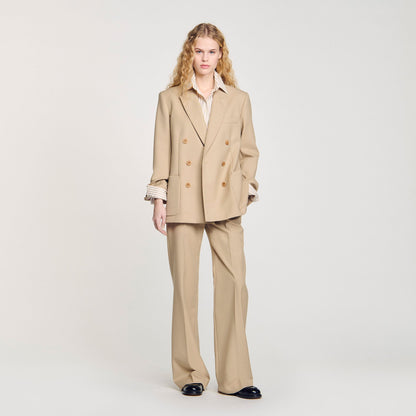 Sandro Double-breasted suit jacket