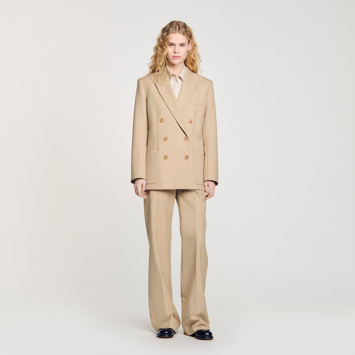 Sandro Double-breasted suit jacket