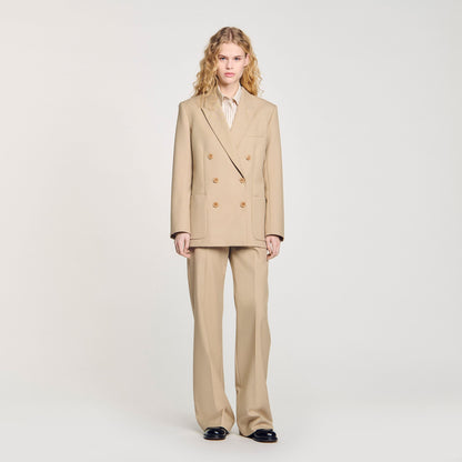 Sandro Double-breasted suit jacket