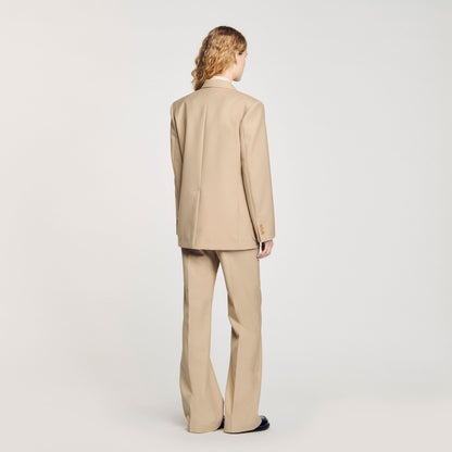 Sandro Double-breasted suit jacket