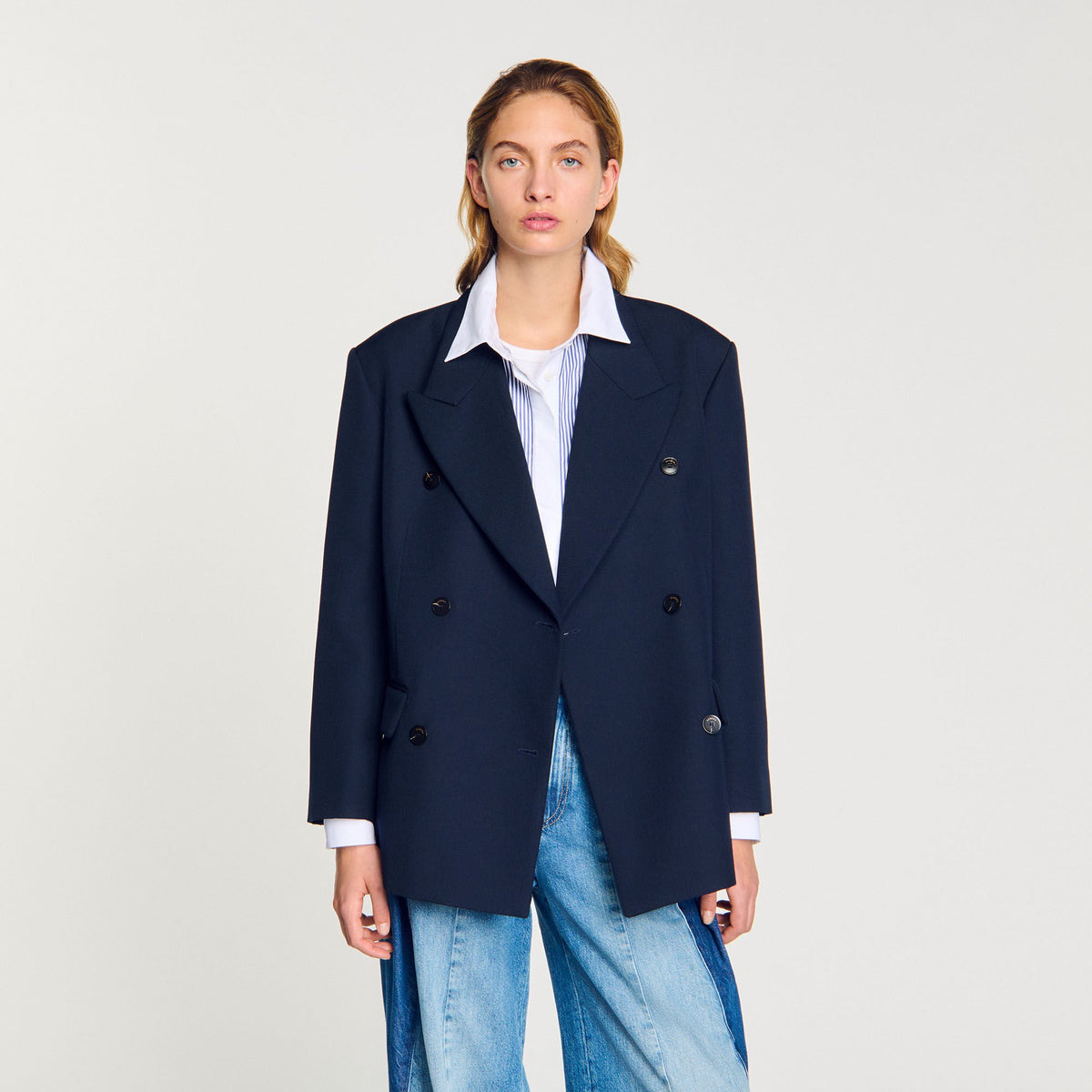Sandro Wool blend suit jacket