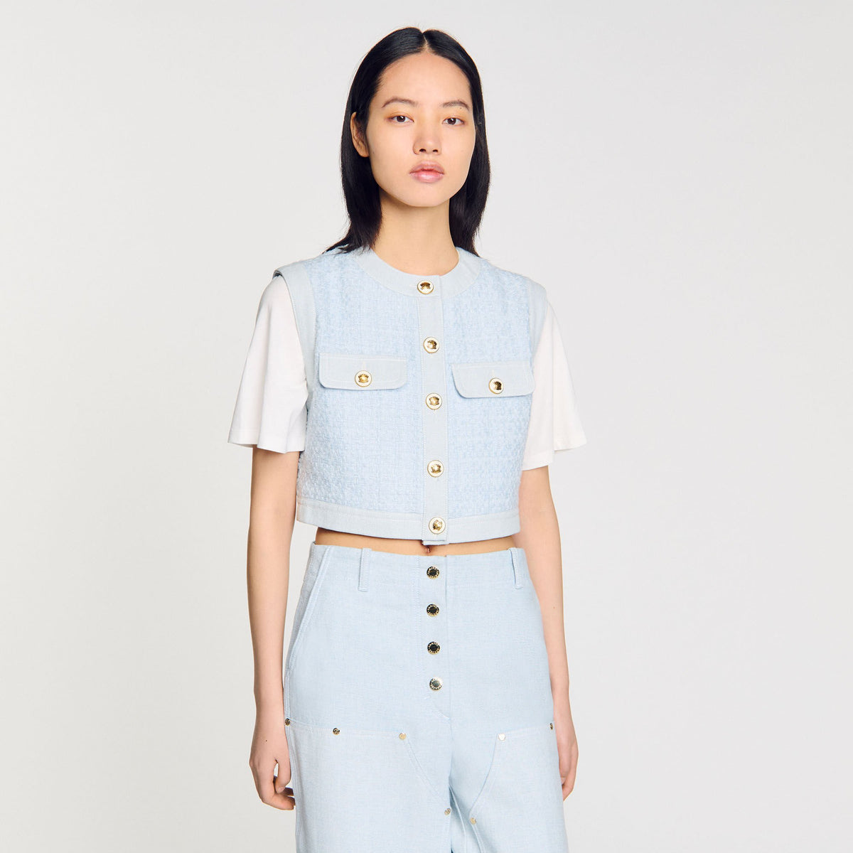 Sandro Decorative tweed jacket