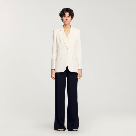 Sandro Sequinned suit jacket