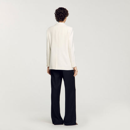 Sandro Sequinned suit jacket