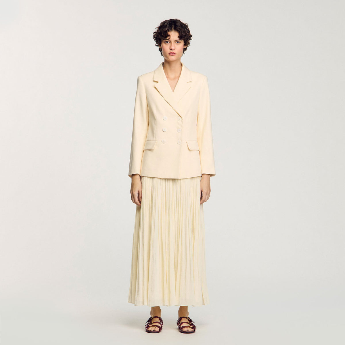 Sandro Double-breasted suit jacket