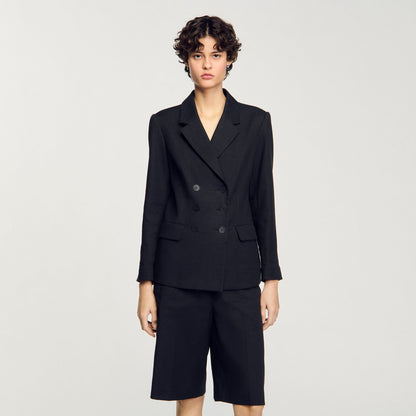 Sandro Double-breasted suit jacket