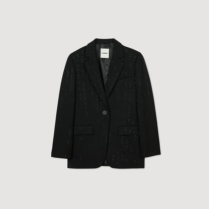 Sandro Sequinned suit jacket