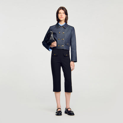 Sandro Denim tailored jacket