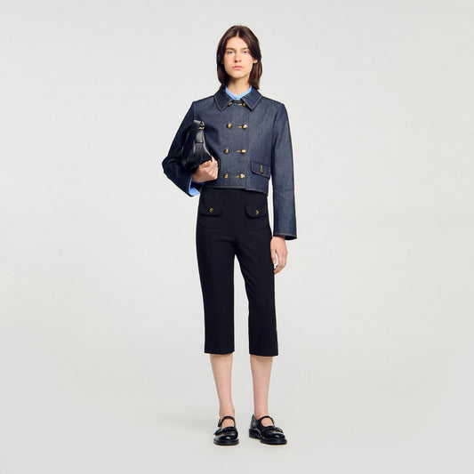 Sandro Denim tailored jacket
