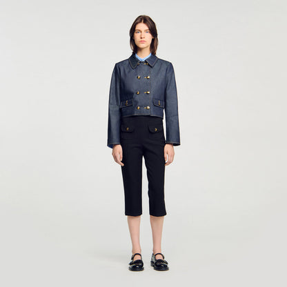 Sandro Denim tailored jacket