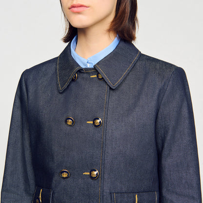 Sandro Denim tailored jacket