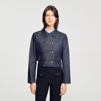 Sandro Denim tailored jacket