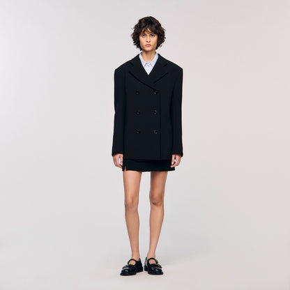 Sandro Crossed tailored jacket