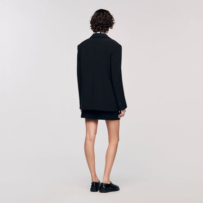 Sandro Crossed tailored jacket