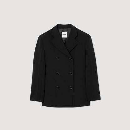 Sandro Crossed tailored jacket