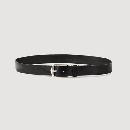 Sandro Vegetable-tanned leather belt