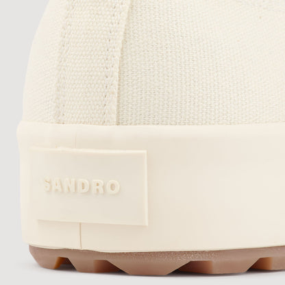 Sandro Low-top canvas sneakers