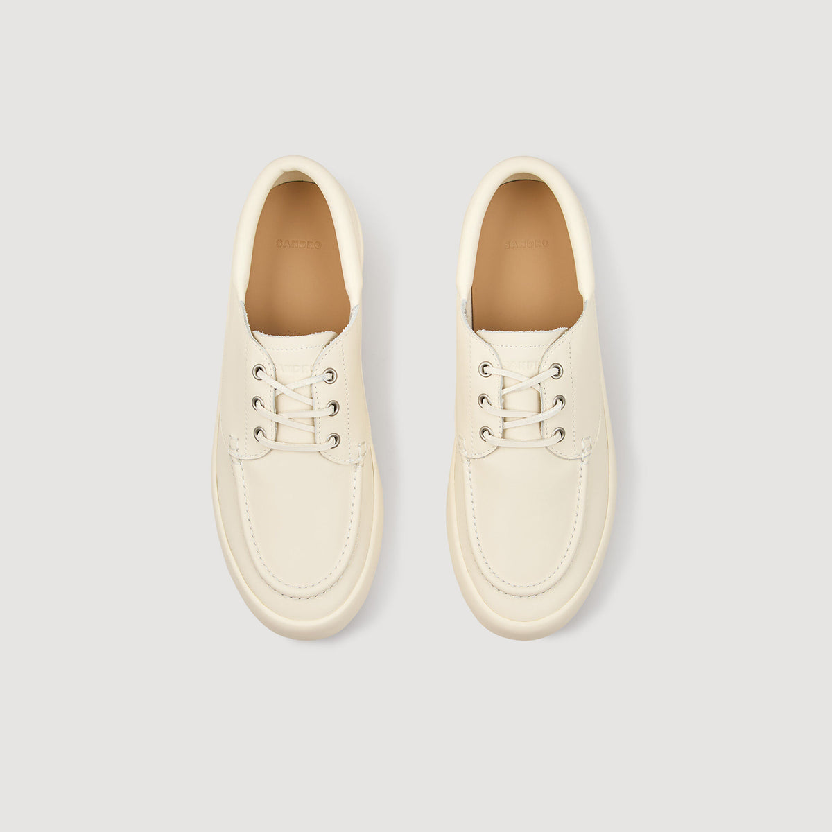 Sandro Leather boat shoes