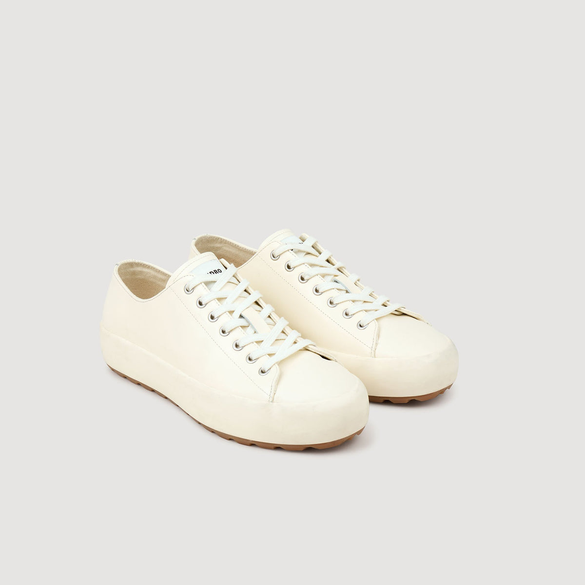 Sandro Low-top split leather trainers
