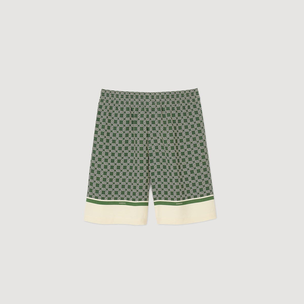 Sandro Patterned Flowy Bermuda shorts