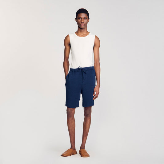 Sandro Pleated Bermuda shorts
