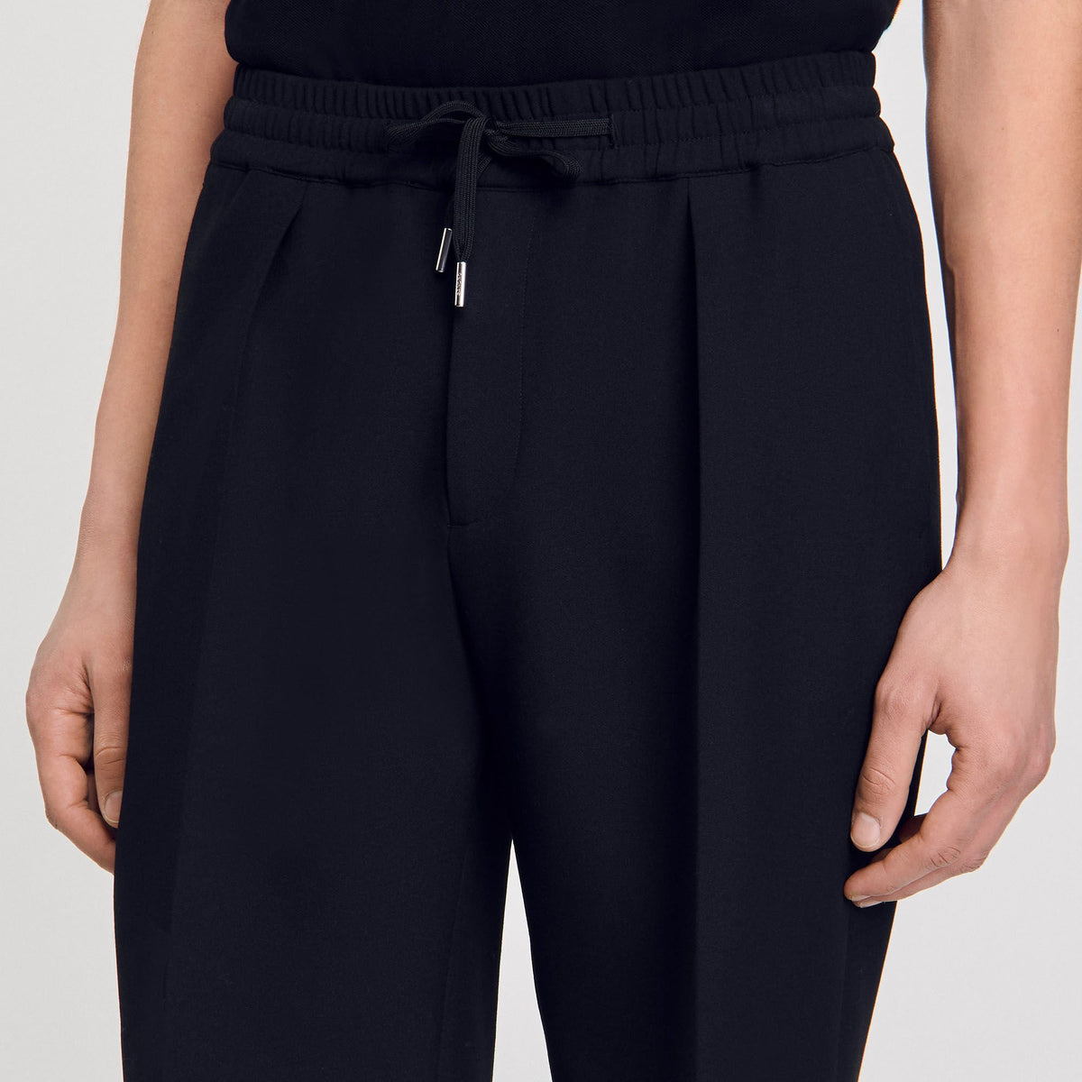 Sandro Jersey Bermuda shorts