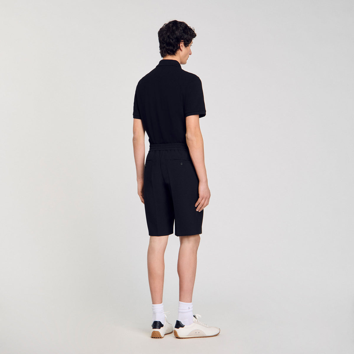 Sandro Jersey Bermuda shorts