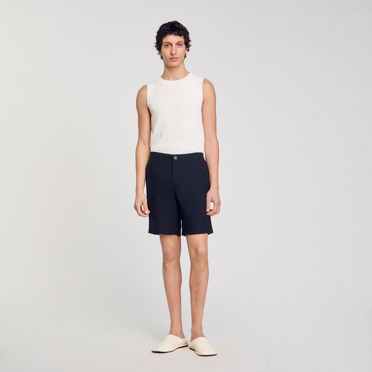 Sandro Linen shorts