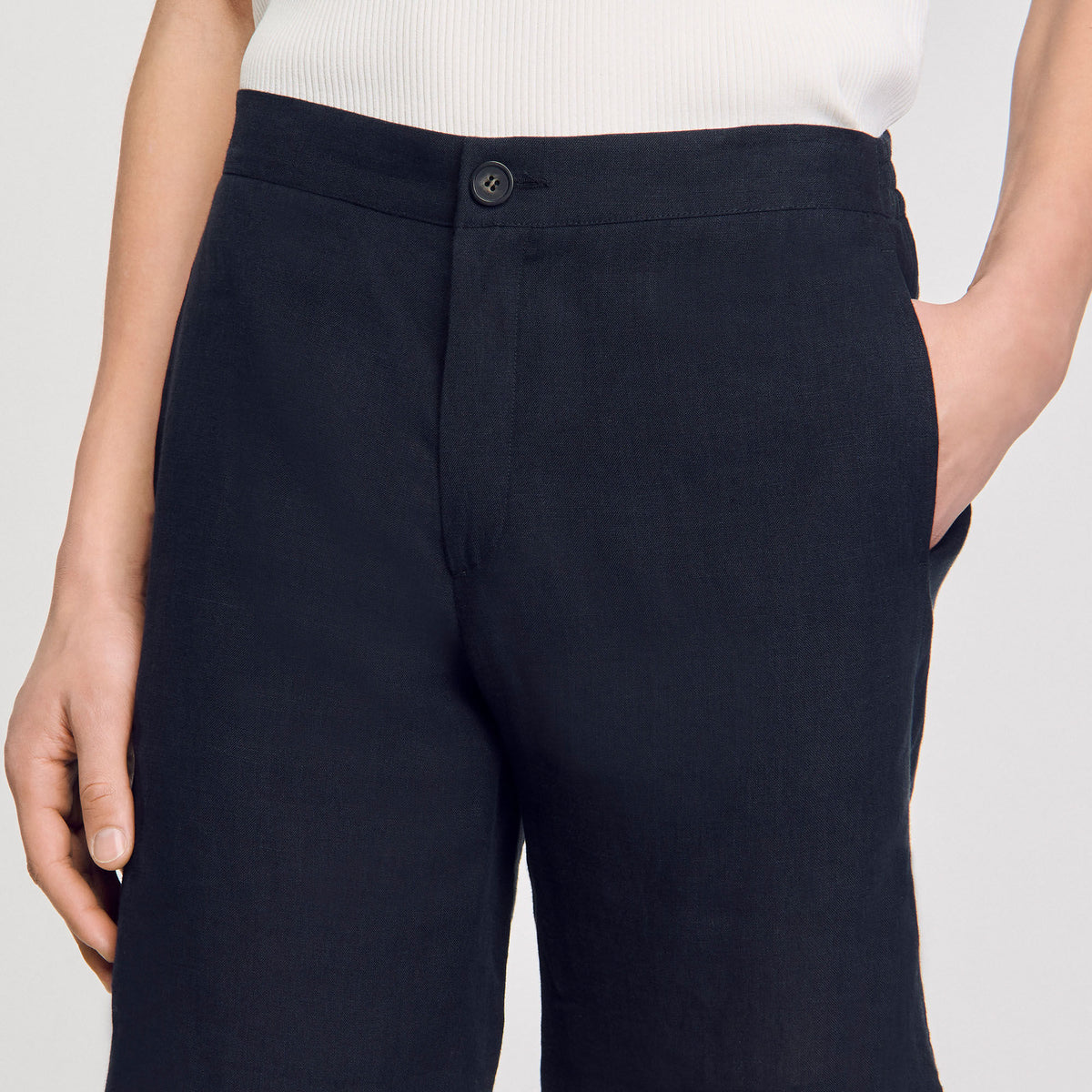 Sandro Linen shorts
