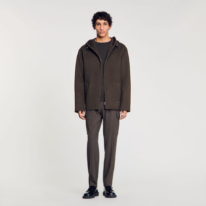 Sandro Hooded windbreaker