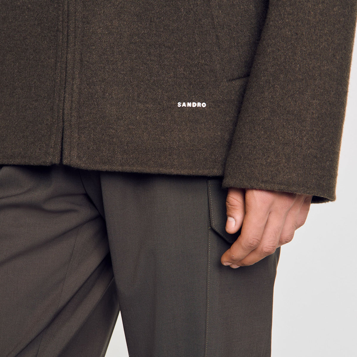 Sandro Hooded windbreaker