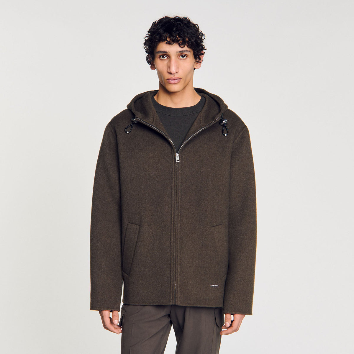 Sandro Hooded windbreaker