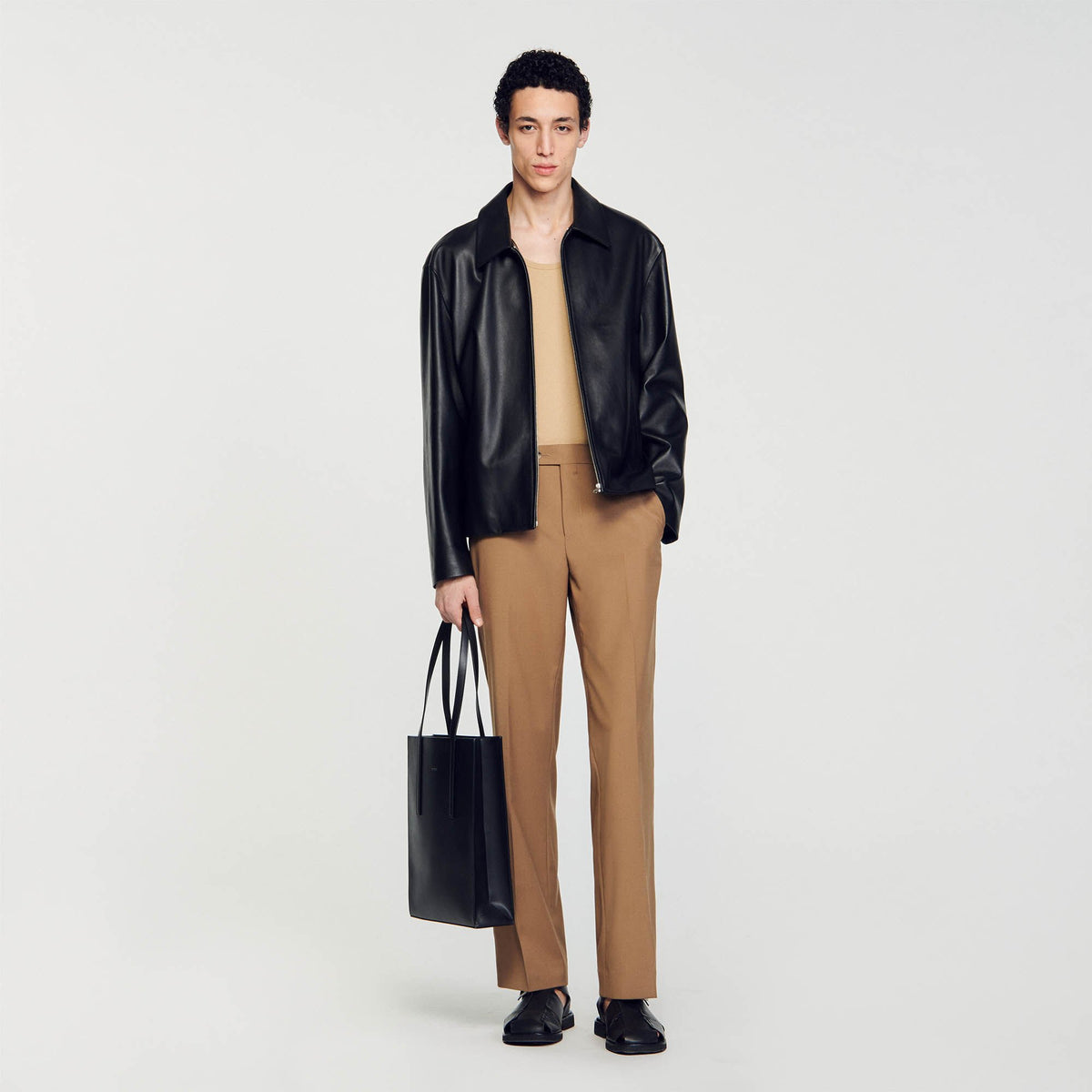 Sandro Lambskin jacket