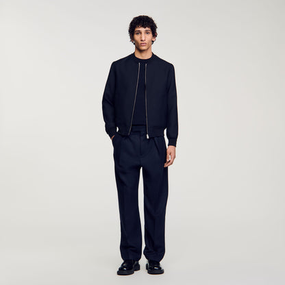 Sandro Zip-up varsity jacket