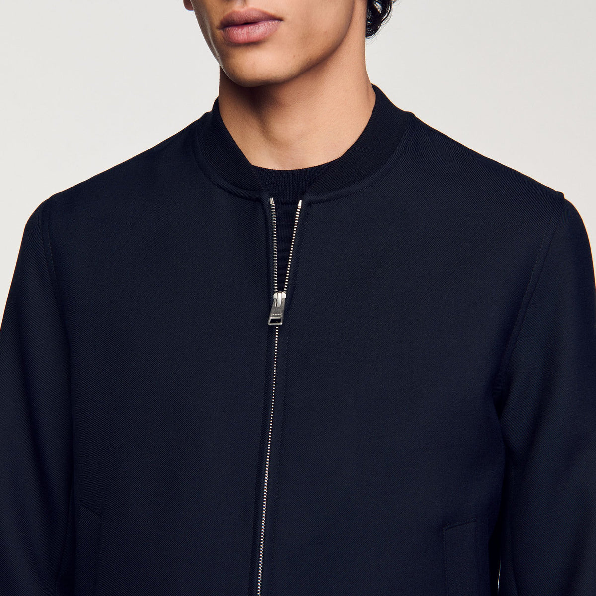 Sandro Zip-up varsity jacket