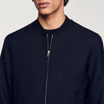 Sandro Zip-up varsity jacket