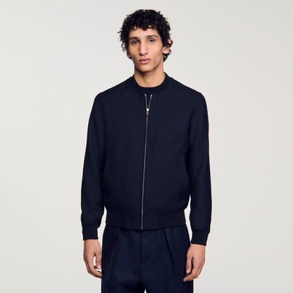 Sandro Zip-up varsity jacket