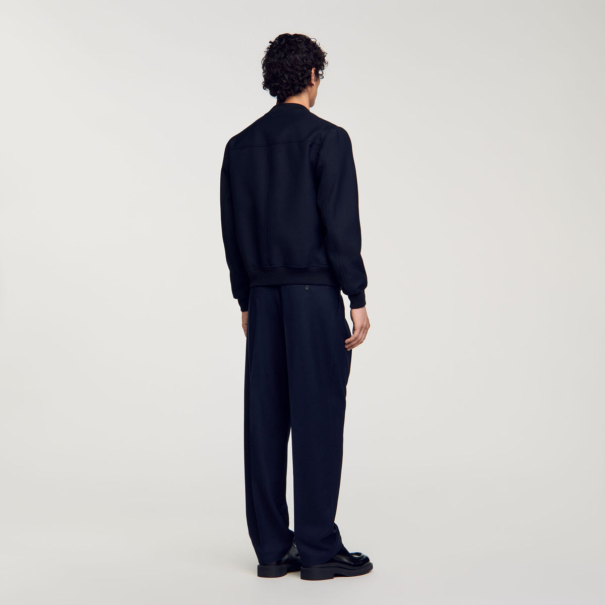 Sandro Zip-up varsity jacket