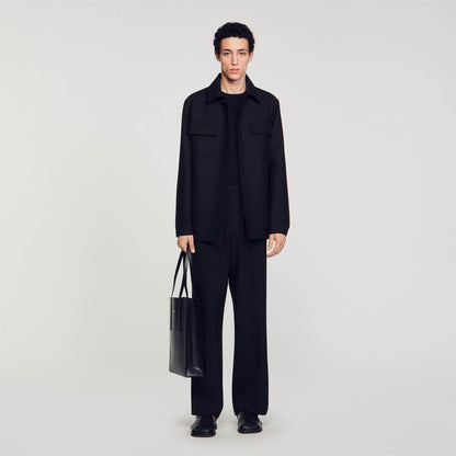 Sandro Buttoned oversized shirt